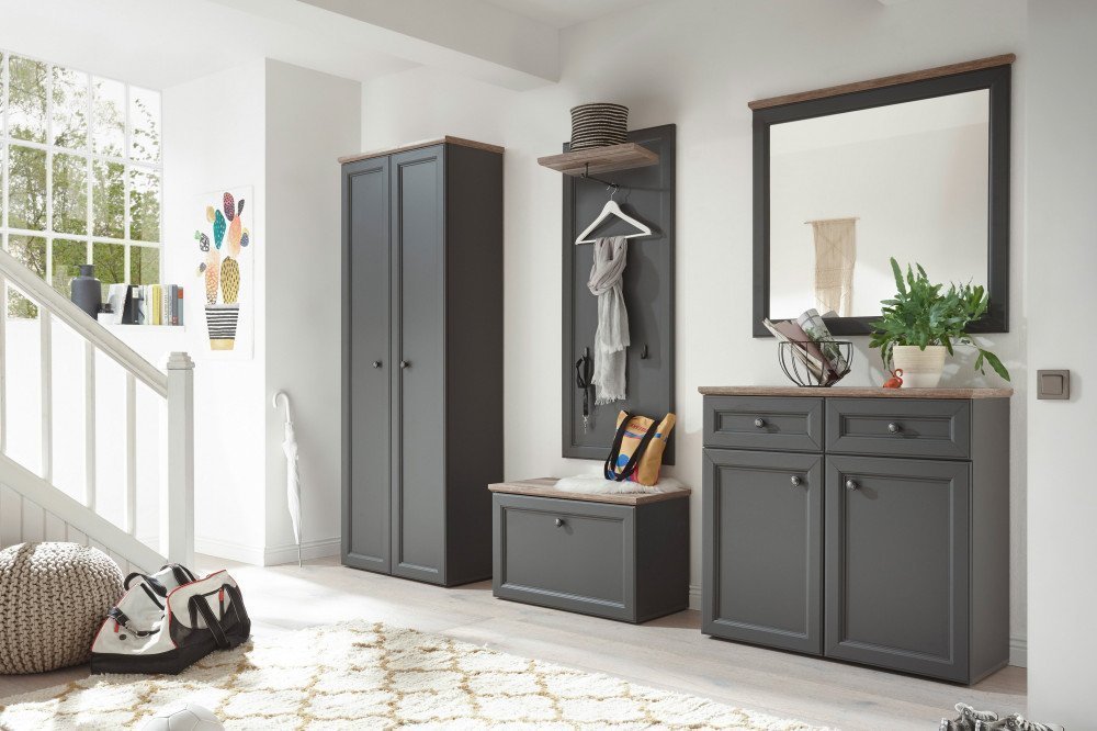 Toskana von BEGA Consult - Garderobe grau/ Timber wood